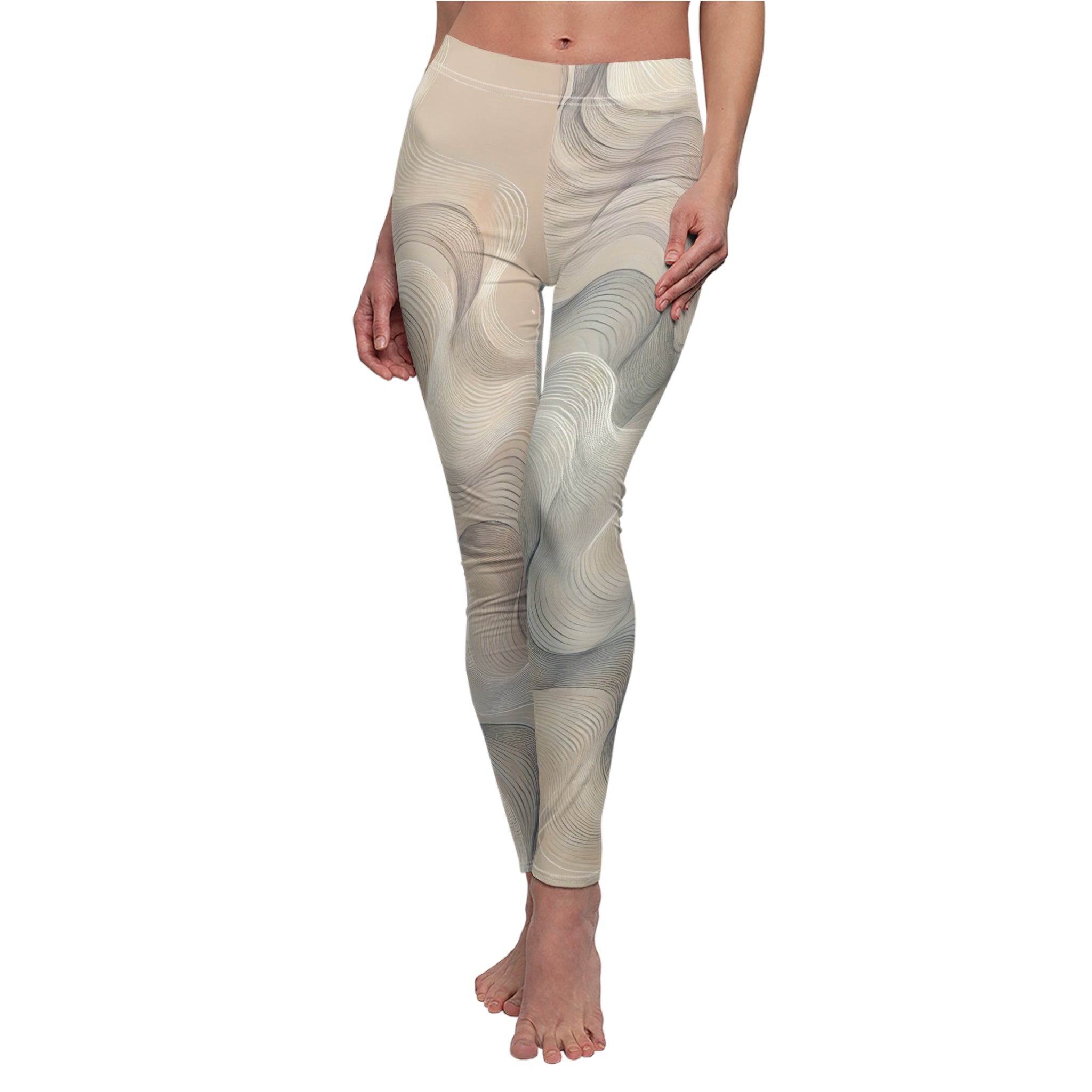 Women's Cut & Sew Casual Leggings (AOP)