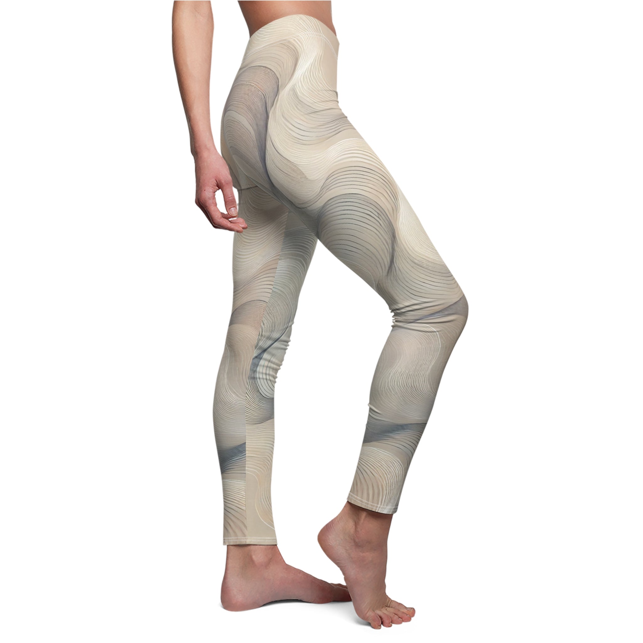 Women's Cut & Sew Casual Leggings (AOP)